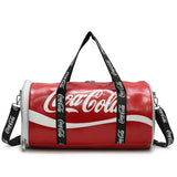 Large Capacity Fitness Bag Travel Bag Cylinder Fitness Bag Yoga Tote