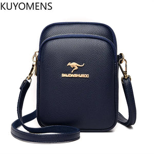 Leather Female Shell Bag Purses Handbags Crossbody Phone Bags for Women