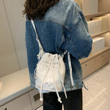 Leather Rivet Crossbody Bags for Women Handbags Shoulder Messenger Bags