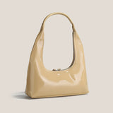 Women's Retro Patent Leather Shoulder Bag Western Style Handbag