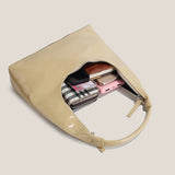 Women's Retro Patent Leather Shoulder Bag Western Style Handbag