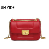 Chain Lock Women Shoulder Bags Small Crossbody Bag Female Handbag Purse
