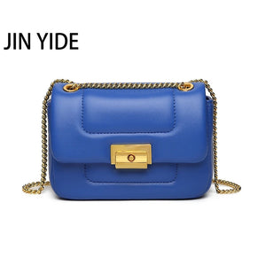 Chain Lock Women Shoulder Bags Small Crossbody Bag Female Handbag Purse