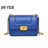 Chain Lock Women Shoulder Bags Small Crossbody Bag Female Handbag Purse