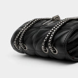 Leather Chain Crossbody Shoulder Bag for Women