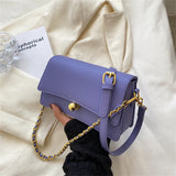 Women's Chain Shoulder Bag PU Leather Crossbody Purse