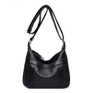Vintage Red Patchwork Crossbody Bag for Women