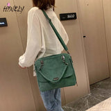 Matte Women Handbag Scrub Female Shoulder Bags Large Capacity PU Leather Lady