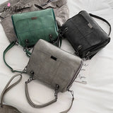 Matte Women Handbag Scrub Female Shoulder Bags Large Capacity PU Leather Lady