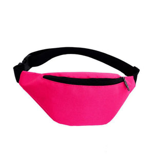 Men Women's Sports Fanny Pack Running Cycling Phone Pouch Casual Chest Bag