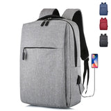 Men's Waterproof Business Laptop Backpack 16 Inch USB Charging Rucksack