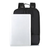 Men's Business Backpack Nylon Laptop Backbag 15.6 USB Charging Rucksack