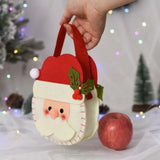 Mini Red Christmas Coin Purse with Keyrings