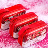 Mini Red Christmas Coin Purse with Keyrings