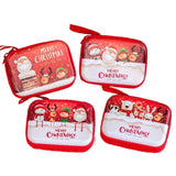 Mini Red Christmas Coin Purse with Keyrings