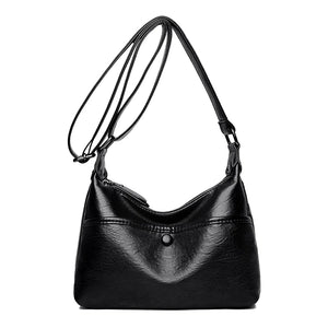 Women's PU Leather Business Handbag - Large Capacity Crossbody Bag