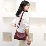 Women's PU Leather Business Handbag - Large Capacity Crossbody Bag