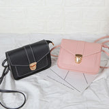 Mini Yellow PU Leather Shoulder Messenger Bag