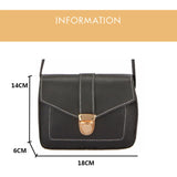Mini Yellow PU Leather Shoulder Messenger Bag