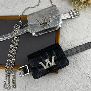 Mini Waist Packs Women PU Leather Belt Coin Bag Casual Girls