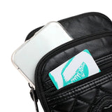 Vintage PU Leather Zippers Flap Bag Women Shoulder Handbag Crossbody Bag