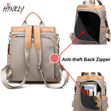 Anti-theft Women Backpacks Large Capacity Waterproof Bookbag