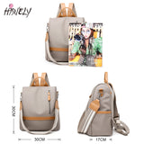 Anti-theft Women Backpacks Large Capacity Waterproof Bookbag