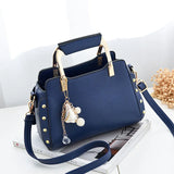 Arrival Rivet Women Leather Handbags Casual Tote Crossbody Bag