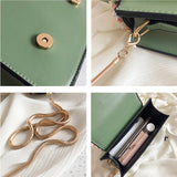 Vintage Lace Crossbody Bag Chain Evening Clutch Purse