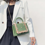 Vintage Lace Crossbody Bag Chain Evening Clutch Purse