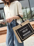 Beach Casual Girls Travel Handbags Large Capacity Tassel Shoulder Bag Women's Pu