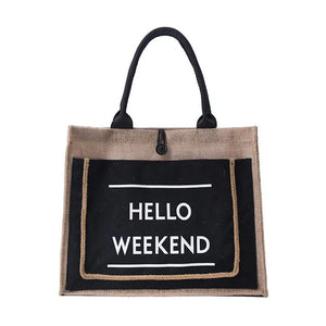 Beach Casual Girls Travel Handbags Large Capacity Tassel Shoulder Bag Women's Pu
