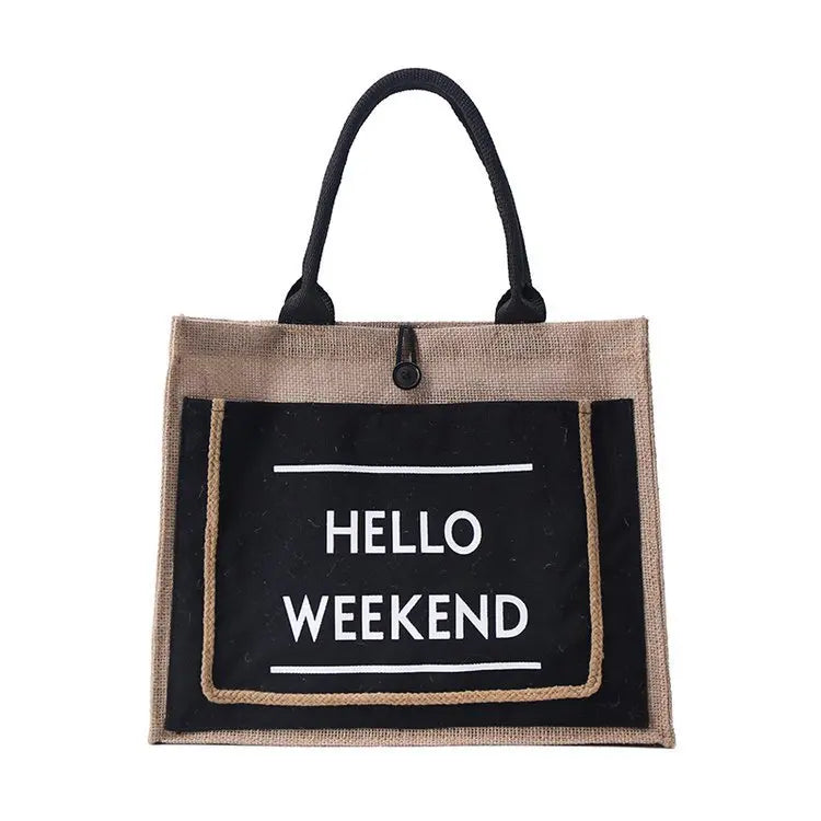Beach Casual Girls Travel Handbags Large Capacity Tassel Shoulder Bag Women's Pu