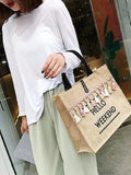 Beach Casual Girls Travel Handbags Large Capacity Tassel Shoulder Bag Women's Pu