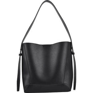 Large Capacity Bucket Bag Women PU Leather Handbag All-match Crossbody Shoulder
