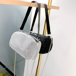Diamonds Print Small Shoulder Bag Women Clutch Evening Crossbody Bag