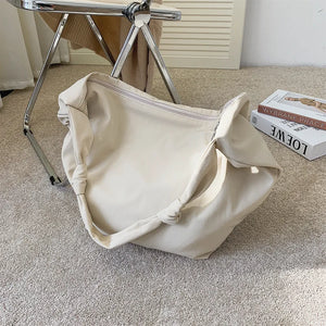 Canvas Tote Bags Women Casual Wild Ladies Handbags Solid Shoulder Women Bag