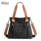 Casual Canvas Tote Women Handbags Shoulder Crossbody Bags Big Shopper Bag