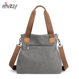 Casual Canvas Tote Women Handbags Shoulder Crossbody Bags Big Shopper Bag