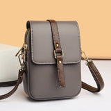 Genuine Leather Crossbody Shoulder Bag for Women Work Shopping