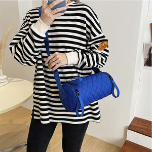 Casual Nylon Shoulder Bags Designers Cotton Women Handbags Quilted Bucket Crossb