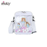 Clear PVC Crossbody Bag Shoulder Jelly Small Flap Bag