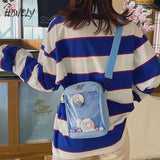 Clear PVC Crossbody Bag Shoulder Jelly Small Flap Bag