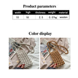 Cotton Woven Mobile Phone Bag Women's Portable Shoulder Bags