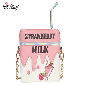 Fruit Crossbody Bag Women Shoulder Chain Funny Purse