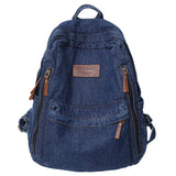 Denim Women Backpack Retro Travel Bagpack