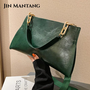 Women Shoulder Bag Soft Leather Crossbody Large Capacity Bags