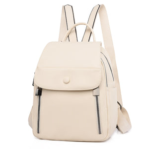 Women High PU Leather Backpack Small School Bags for Girls