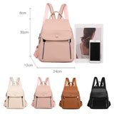 Women High PU Leather Backpack Small School Bags for Girls