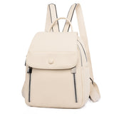 Women High PU Leather Backpack Small School Bags for Girls